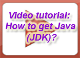 Video tutorial: How to get Java (JDK)?