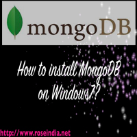 MongoDB Video tutorial: Download, Install, setup, start and stop MongoDB on Windows