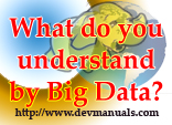 What do you understand by Big Data?