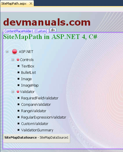 sitemappath example in asp net using c