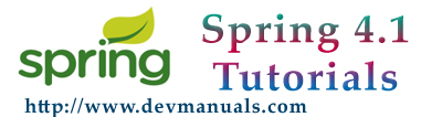 Spring framework 4.1 Tutorials